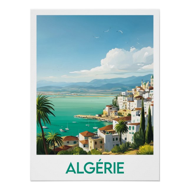 Póster Affiche Algérie (Anverso)