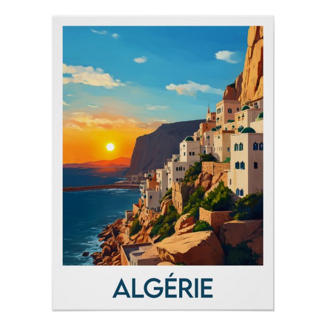 Póster Affiche Algérie (Anverso)