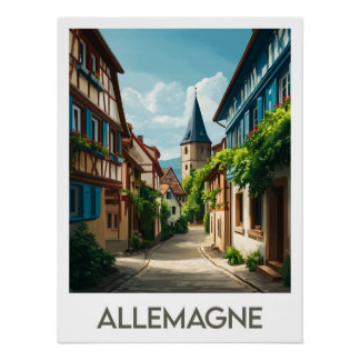 Póster Affiche Allemagne