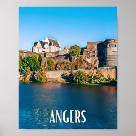 Póster Affiche Angers Photo Vintage