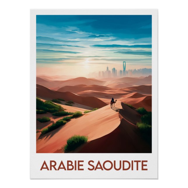 Póster Affiche Arabie Saoudite (Anverso)