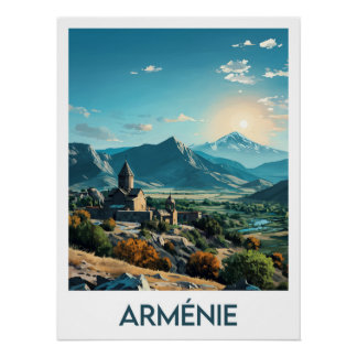 Póster Affiche Arménie