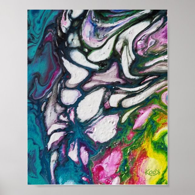 Póster Affiche - Art Abstrait pour décoration murale (Frente)