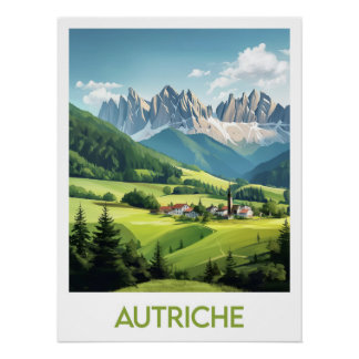 Póster Affiche Autriche