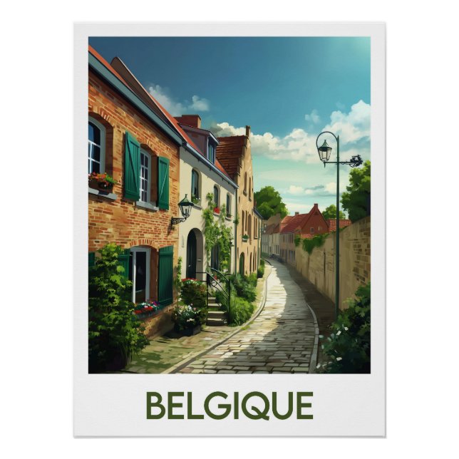 Póster Affiche Belgique (Anverso)