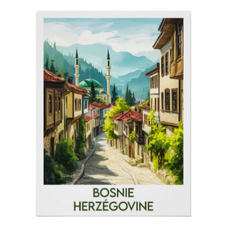 Póster Affiche Bosnie-Herzégovine