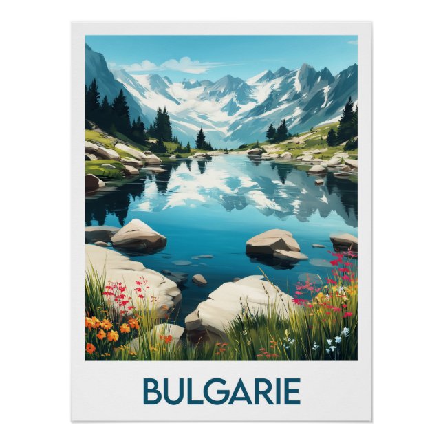 Póster Affiche Bulgarie (Anverso)