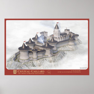 Póster Affiche CHÂTEAU-GAILLARD - En el mar de invierno m