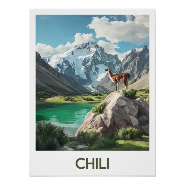 Póster Affiche Chili (Anverso)
