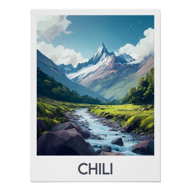 Póster Affiche Chili (Anverso)