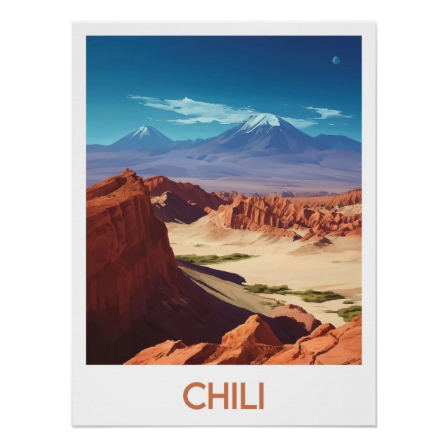 Póster Affiche Chili (Anverso)