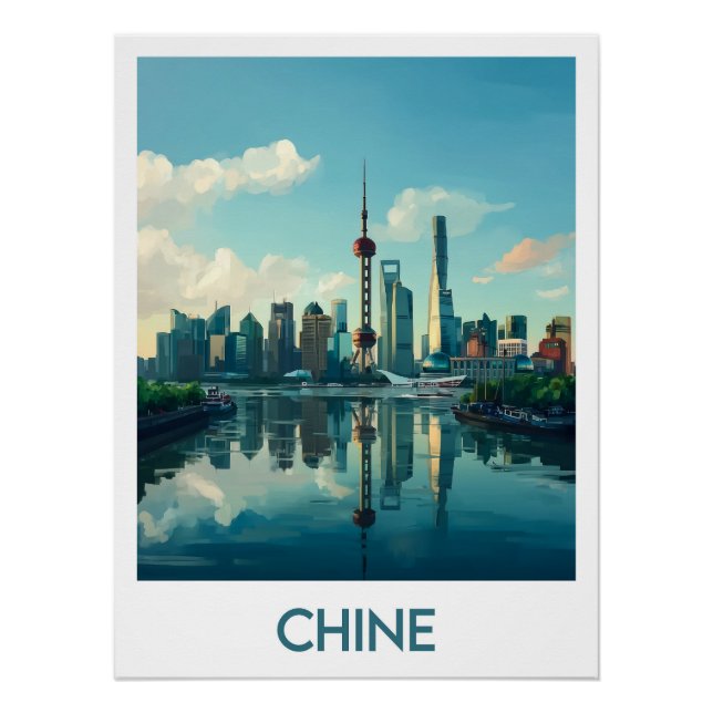 Póster Affiche Chine (Anverso)