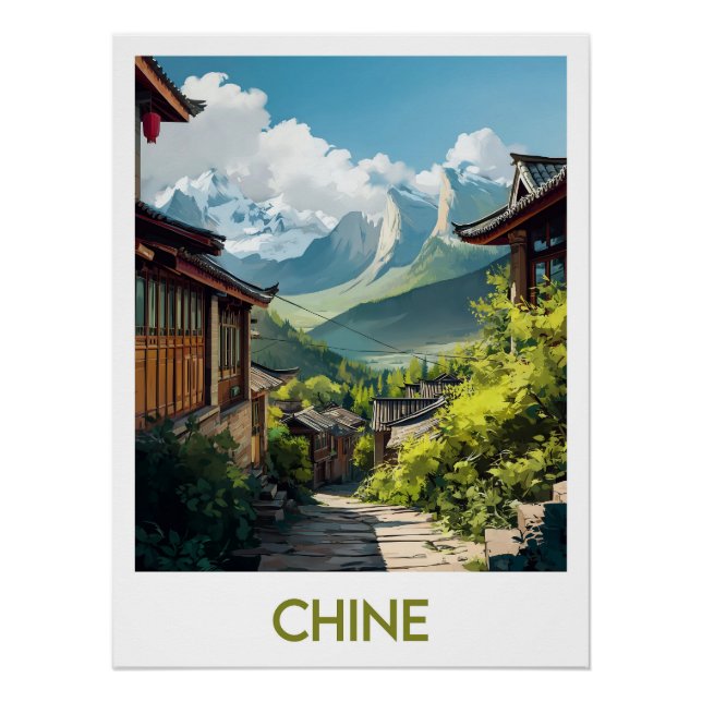 Póster Affiche Chine (Anverso)