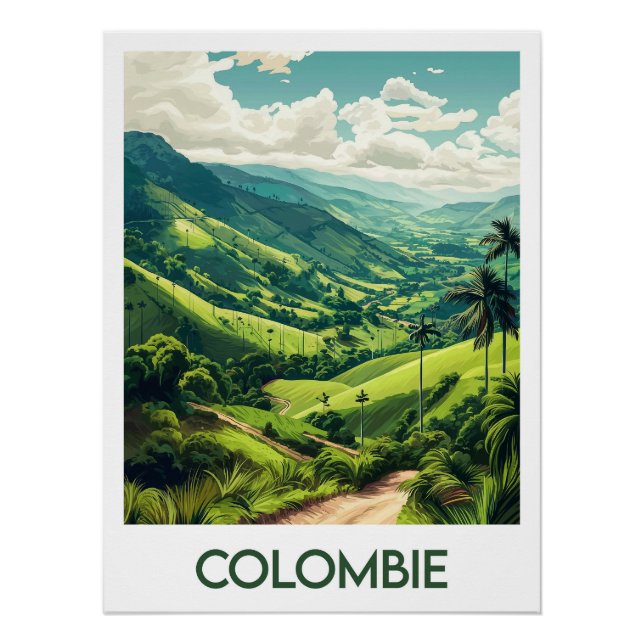 Póster Affiche Colombie (Anverso)