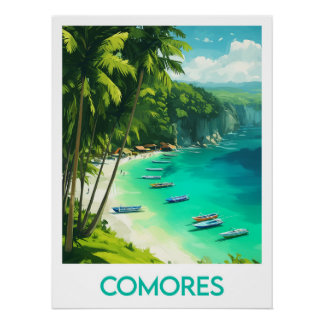 Póster Affiche Comores