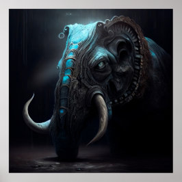 Póster Affiche Elephan