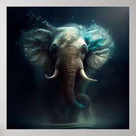 Póster Affiche Elephan
