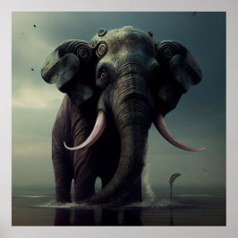 Póster Affiche Elephan