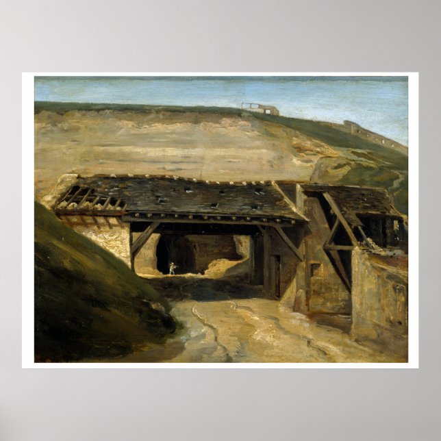 Póster Affiche Entrée d'une carrière à Montmartre (Frente)