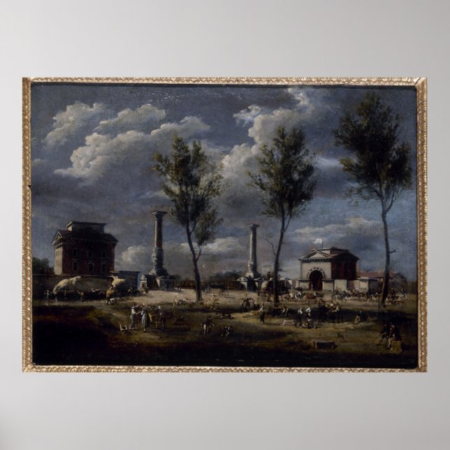 Póster Affiche La barrière du Trône (Frente)