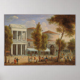 Póster Affiche Le théâtre des Variétés et le passage des