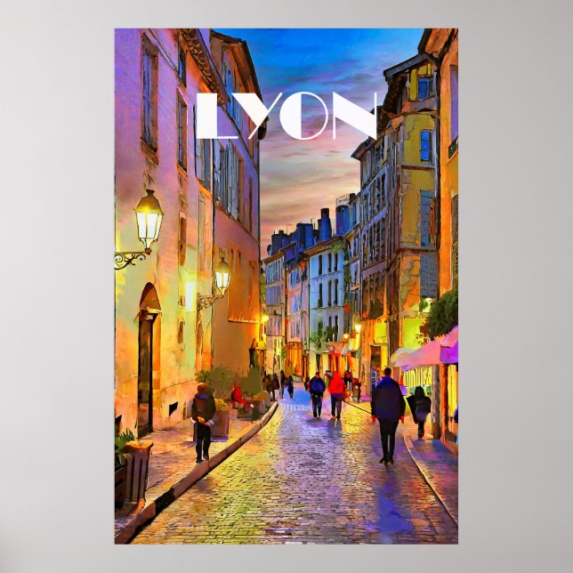 Póster Affiche Lyon Photo Vintage (Frente)