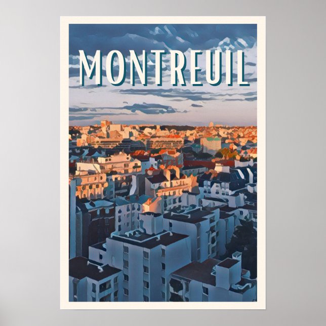 Póster Affiche Montreuil Photo Vintage (Frente)