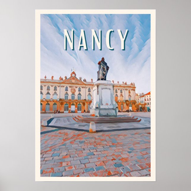 Póster Affiche Nancy Photo Vintage (Frente)