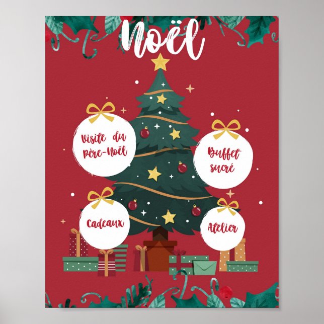 Póster affiche Noël  (Frente)