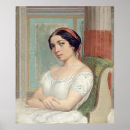 Póster Affiche Portrait d'Ernesta Grisi