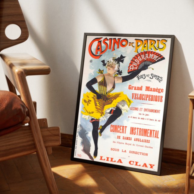 Póster Affiche vintage Casino de París (Subido por el creador)