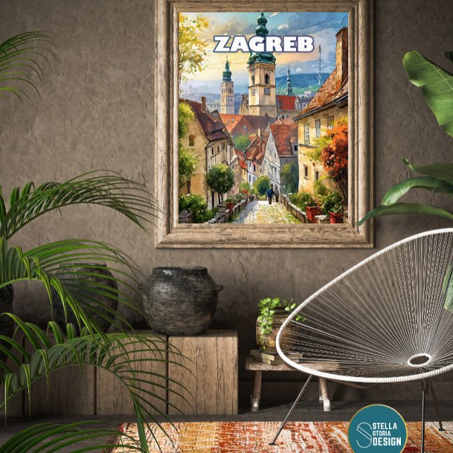 Póster Affiche Zagreb, où chaque coin recèle un trésor ca (Subido por el creador)
