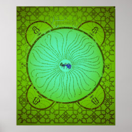 Póster Affirmation Mandala