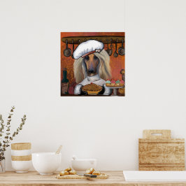 PÓSTER AFGHAN HOUND