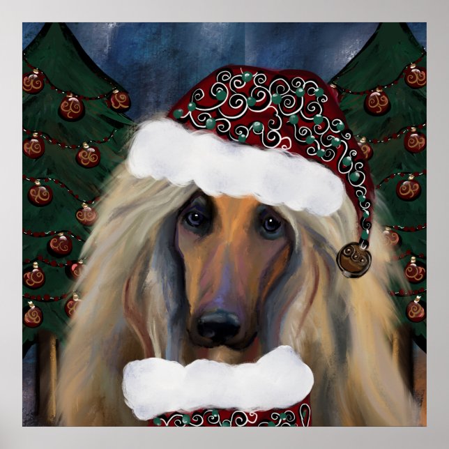 PÓSTER AFGHAN HOUND (Frente)