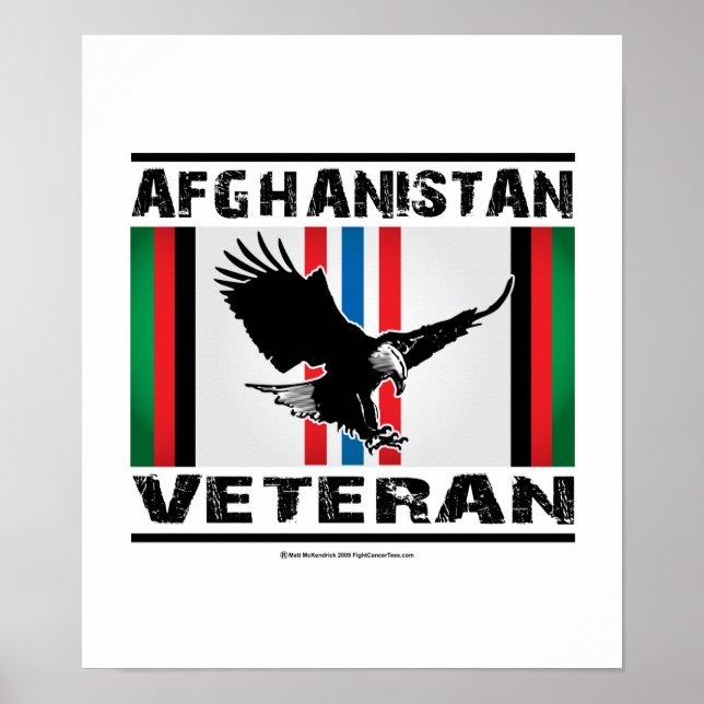 Póster Afghanistan Veteran Eagle 2 (Frente)