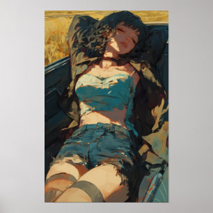 Póster Afiche Art Deco Vintage de Evelyn McHale 1947