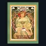 Póster Afiche artístico del Art deco Mucha Latte<br><div class="desc">Afiche artístico del Art deco Mucha Latte</div>