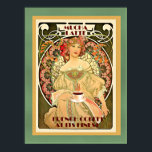 Póster Afiche artístico del Art deco Mucha Latte<br><div class="desc">Afiche artístico del Art deco Mucha Latte</div>