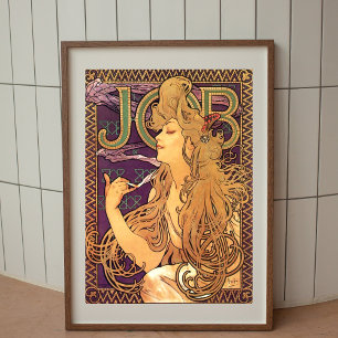 Póster Afiche artístico mural de Alphonse Mucha