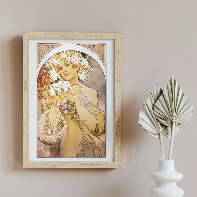 Póster Afiche de Alphonse Mucha Art Nouveau (Subido por el creador)