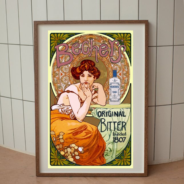Póster Afiche de Alphonse Mucha Art Nouveau (Subido por el creador)