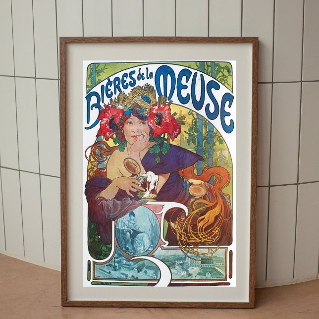 Póster Afiche de Alphonse Mucha Art Nouveau (Subido por el creador)