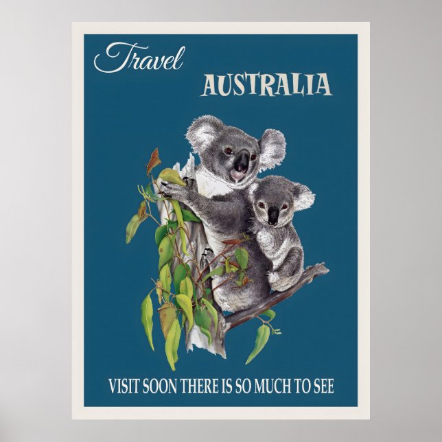 Póster Afiche de Australia (Frente)
