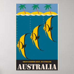 Póster Afiche de Australia