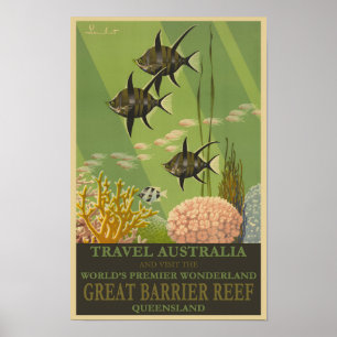 Póster Afiche de Australia