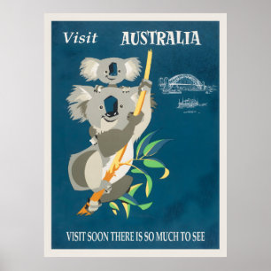 Póster Afiche de Australia