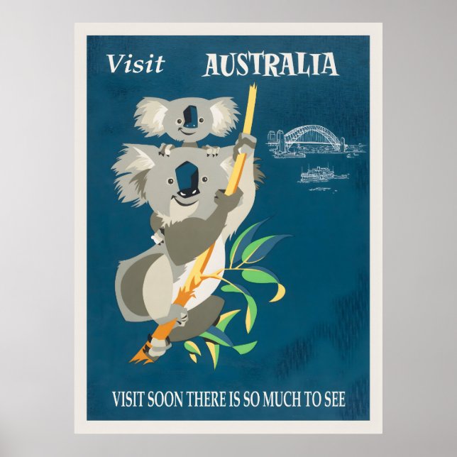 Póster Afiche de Australia (Frente)
