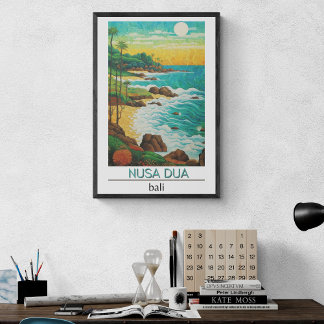 Póster Afiche de Bali, Nusa Dua,