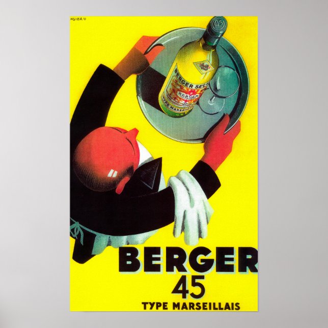 Póster Afiche de Berger 45 VintageEurope (Frente)